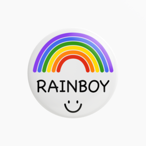 Pin badge rainboy