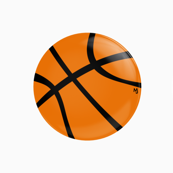 pin badge Basketball