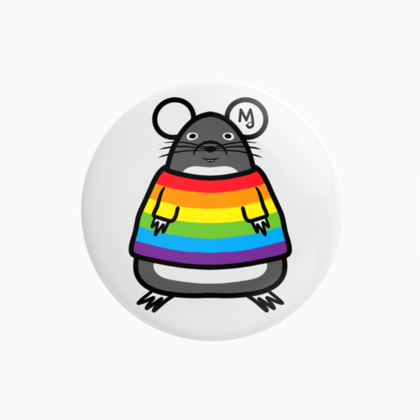 fat rat with striped shirt